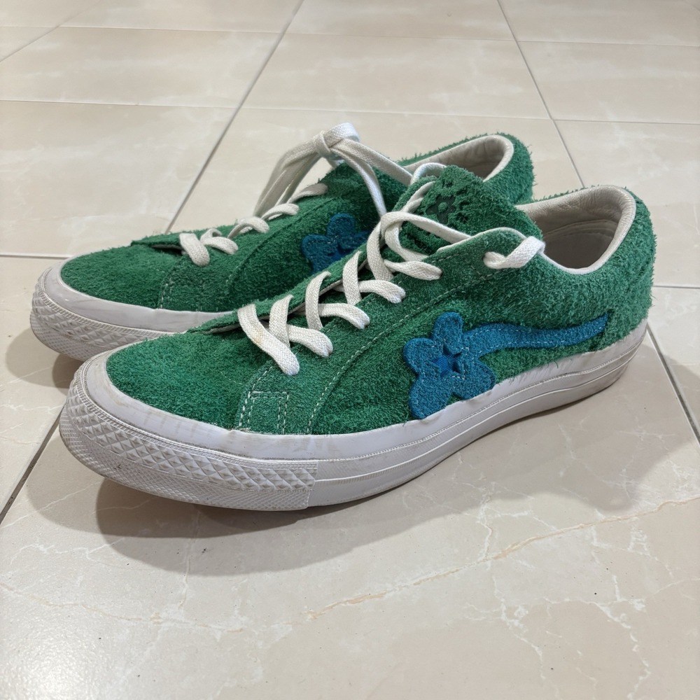 Converse Golf Le Fleur x One Star Ox Jolly Green Men's 7 Women's 9